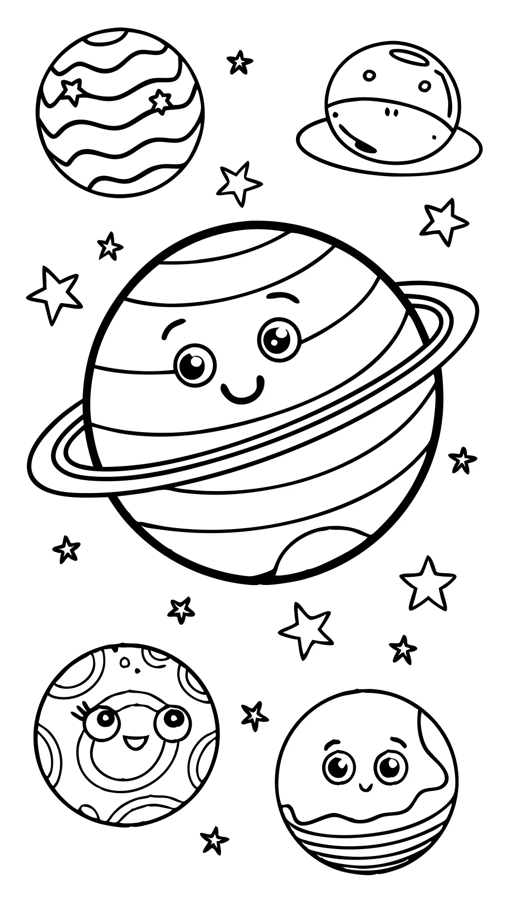 planet coloring pages